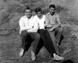 À Pornic avec 2 copains - 1959