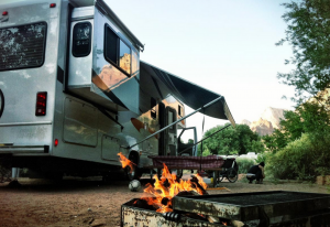 le camping-car FS31 en mode BBQ